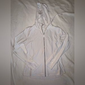 Lululemon White Zip Up